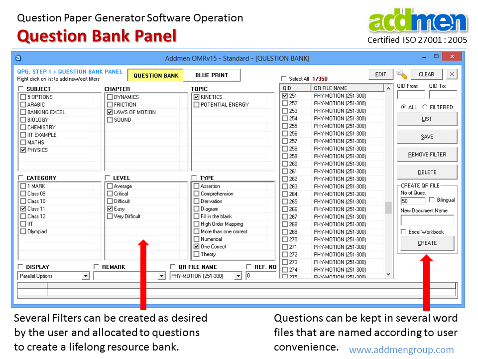 The Multiple Choice Test Maker Software to Ease The Exam Work. Addmen