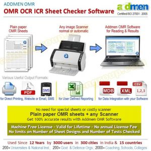 Addmen OMR OCR ICR Software Addmen OMR OCR ICR Software