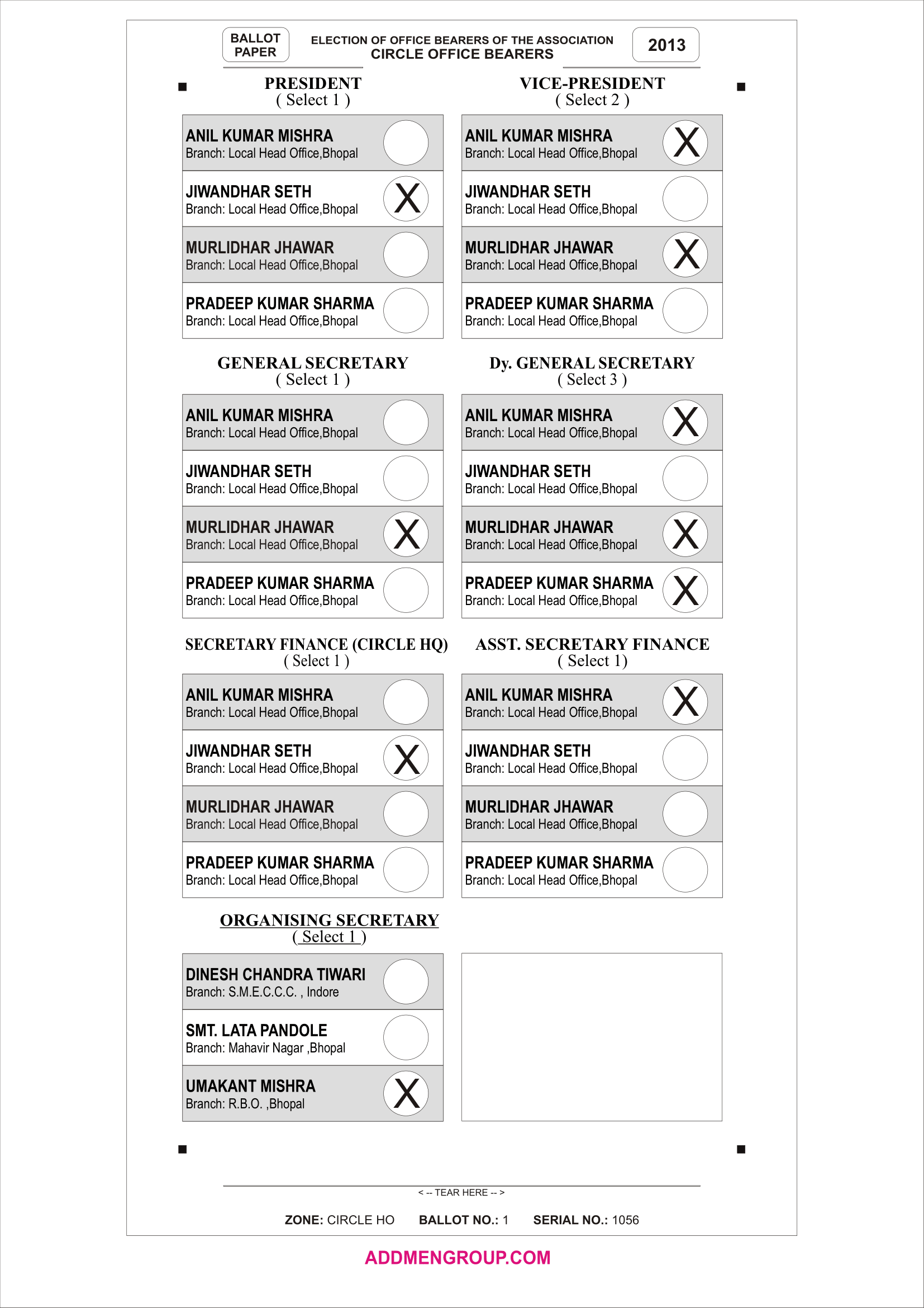 Sample Ballot Paper For Borough Write My Paper For Cheap In High